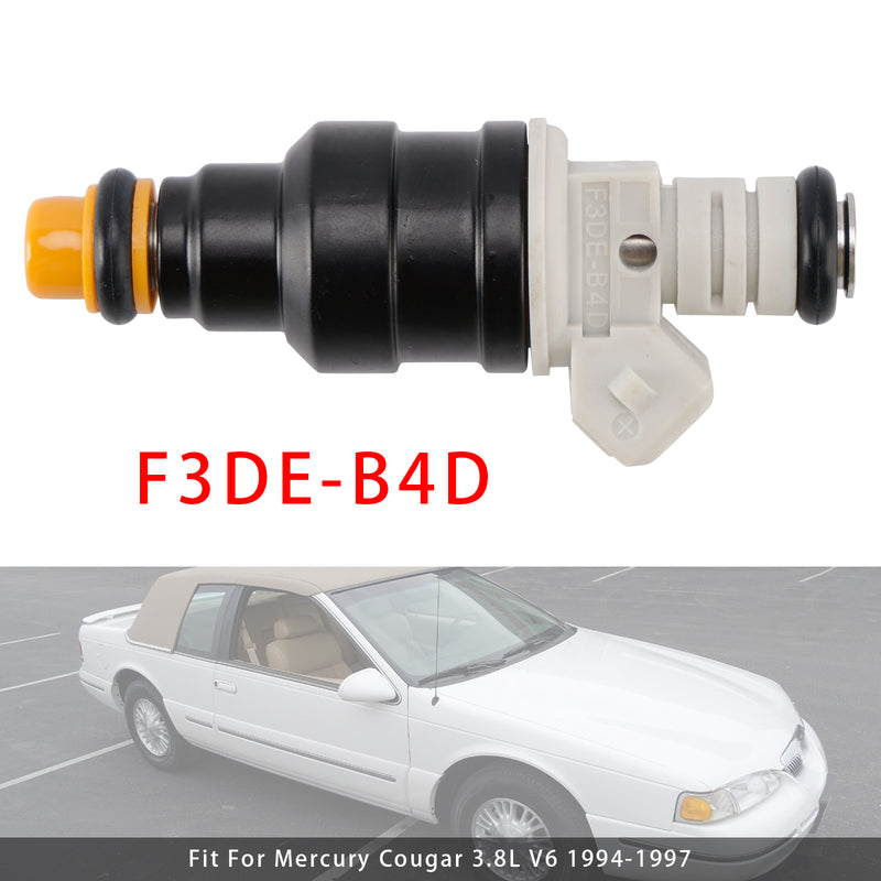 1994-1997 Ford Mustang Thunderbird Mercury 3.8L V6 F3DE-B4D 1PCS Fuel Injector