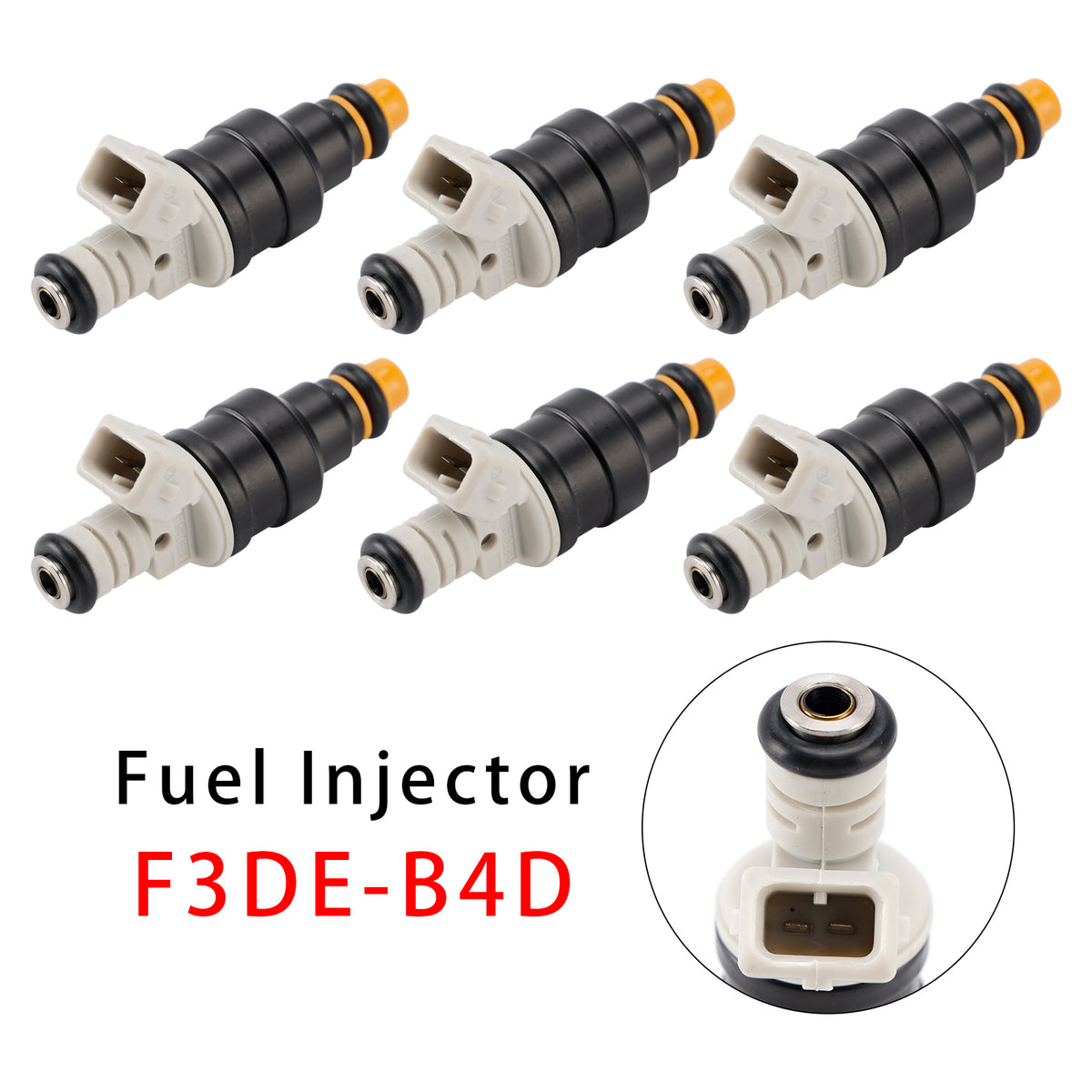 Ford Mustang Thunderbird Mercury 3.8L V6 1994-1997 F3DE-B4D 6PCS Fuel Injector