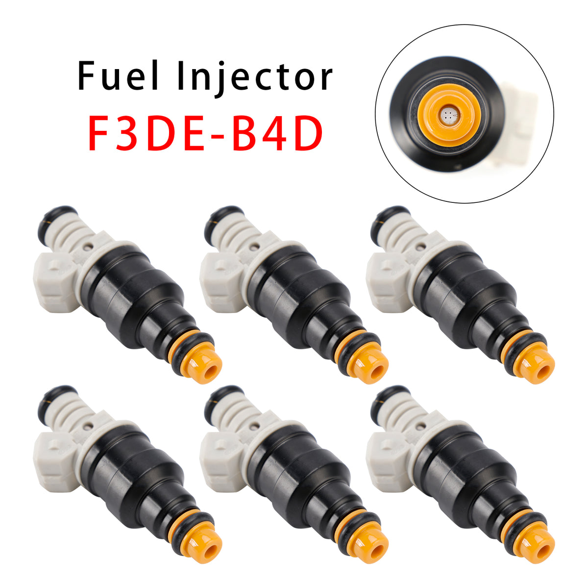 Ford Mustang Thunderbird Mercury 3.8L V6 1994-1997 F3DE-B4D 6PCS Fuel Injector