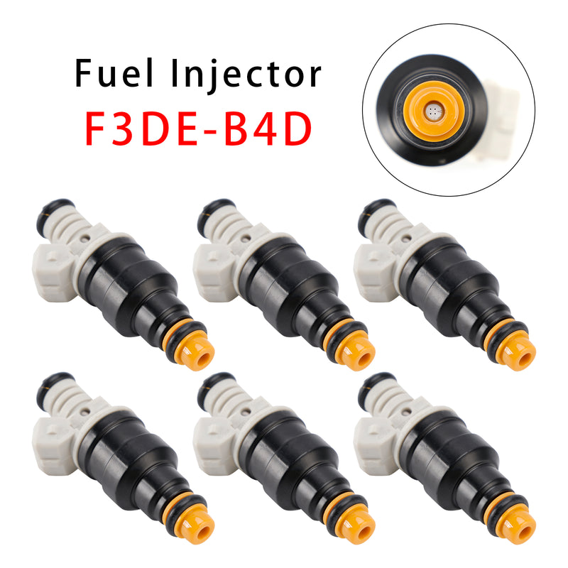 Ford Mustang Thunderbird Mercury 3.8L V6 1994-1997 F3DE-B4D 6PCS Fuel Injector