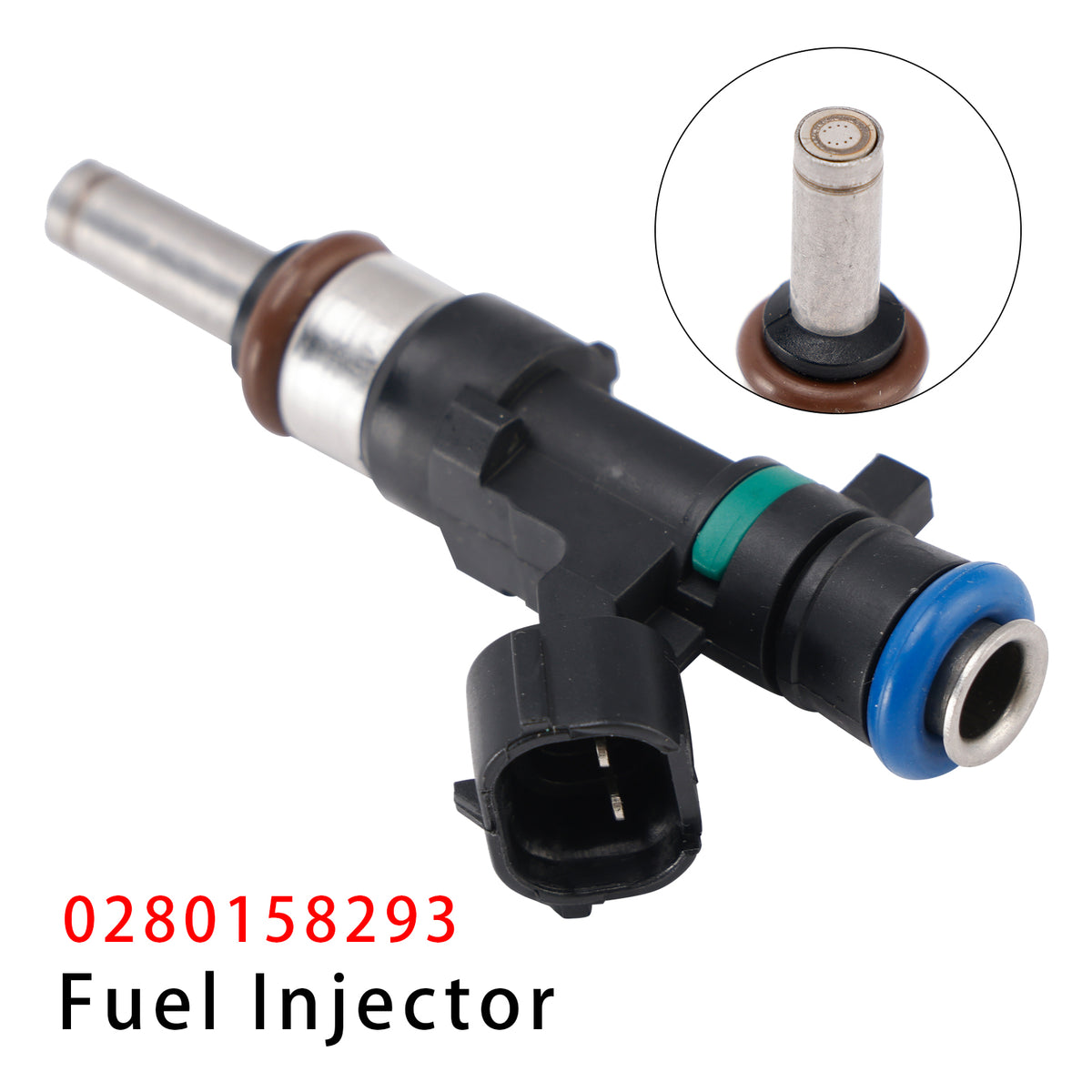 Dacia Logan Sandero Renault Clio Symbol 0.9L 0280158293 1PCS Fuel Injector