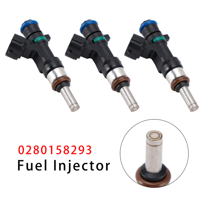 Dacia Logan Sandero Renault Clio Symbol 0.9L 0280158293 3Pcs Fuel Injector