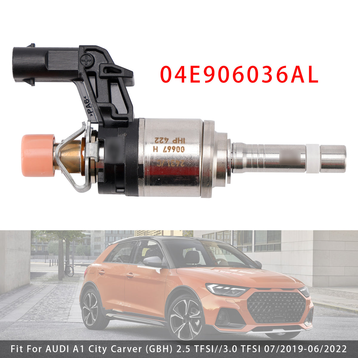 Audi VW SKODA Rapid Octavia Fabia 1.0 TSI 04E906036AL 1PCS Fuel Injector