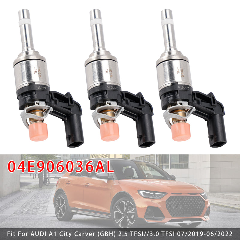 Audi VW SKODA Rapid Octavia Fabia 1.0 TSI 04E906036AL 3Pcs Fuel Injector