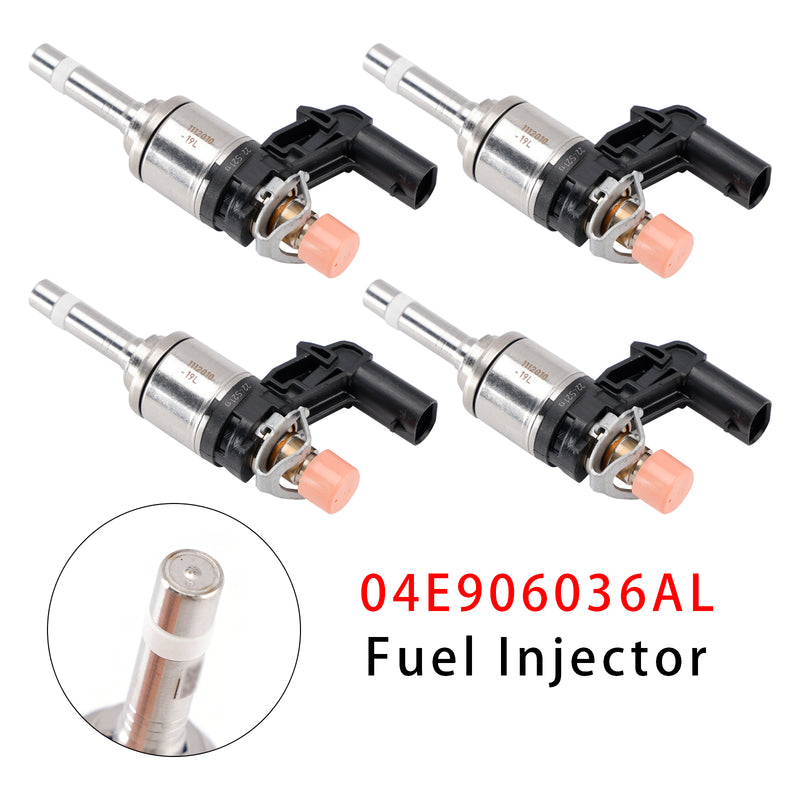 Audi VW SKODA Rapid Octavia Fabia 1.0 TSI 04E906036AL 4PCS Fuel Injector