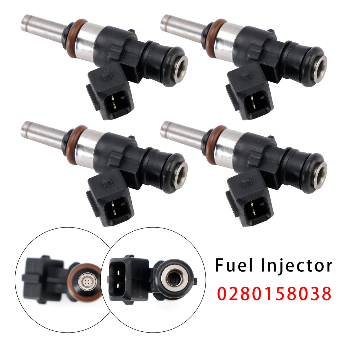 BMW F650 F700 F800 GS R1200 GS/RS/RT 0280158038 4PCS Fuel Injector