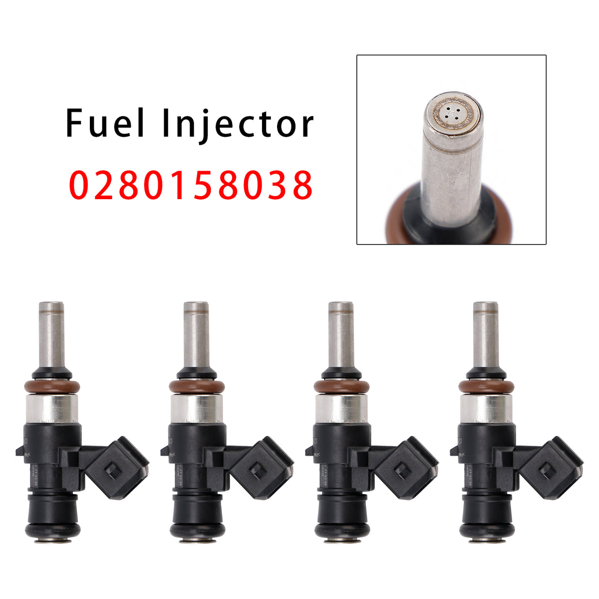 BMW F650 F700 F800 GS R1200 GS/RS/RT 0280158038 4PCS Fuel Injector