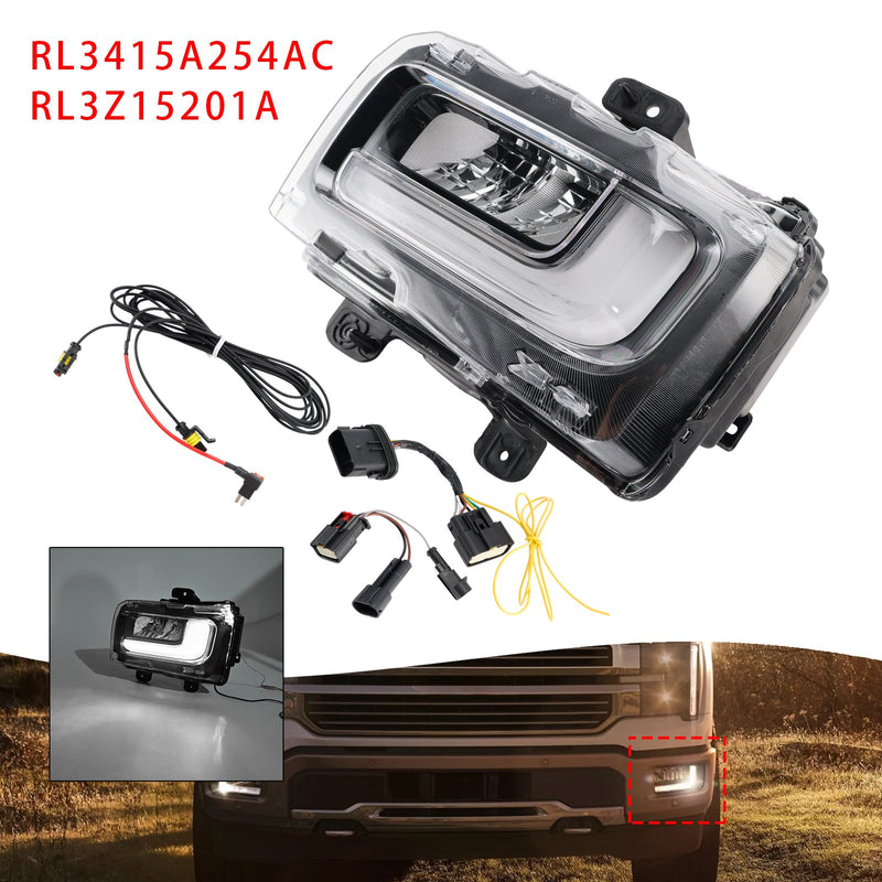Ford F150 2024-2025 RL3415A254AC RL3Z15201A Driver Side Left LED Front Fog Light Lamp