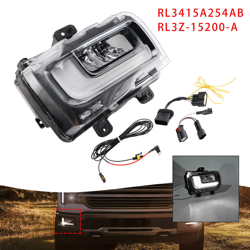 Ford F150 2024-2025 RL3415A254AB RL3Z-15200-A Passenger Side Right LED Front Fog Light Lamp