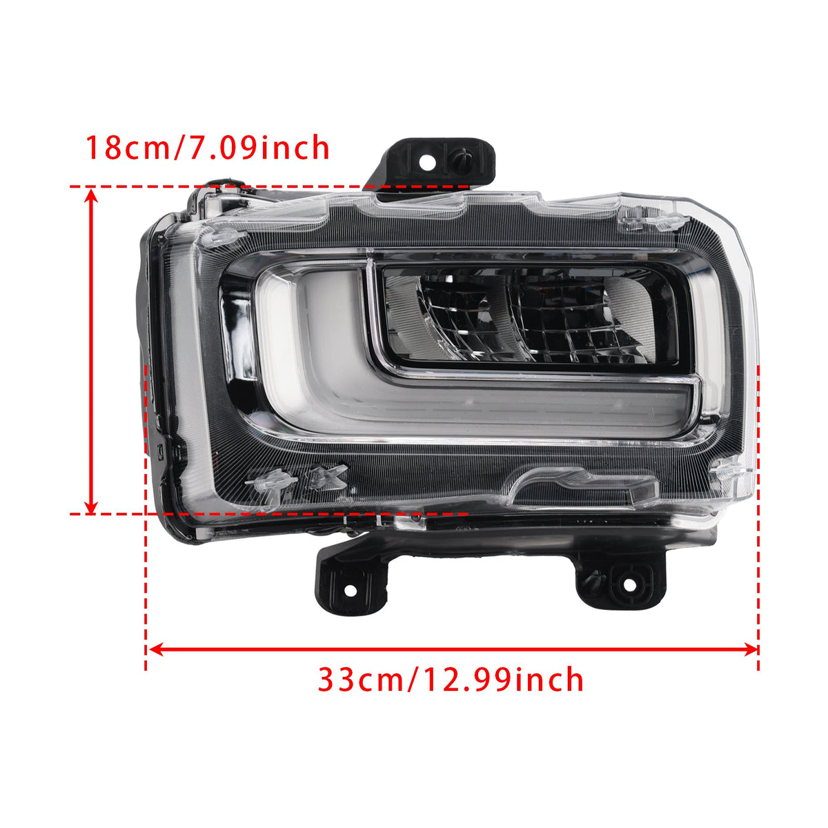 Ford F150 2024-2025 RL3415A254AB RL3Z-15200-A Passenger Side Right LED Front Fog Light Lamp