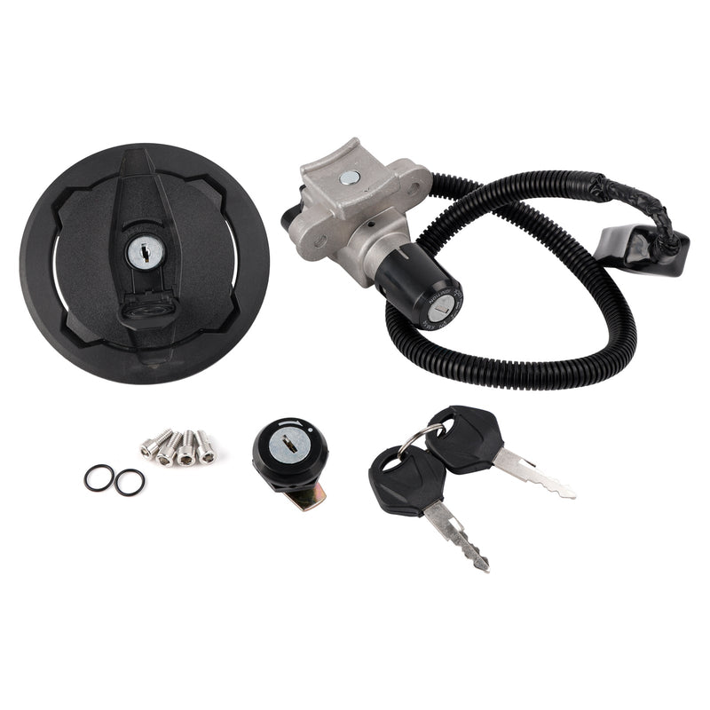 Kawasaki KLX230 KLX230S SM 2020-2025 Ignition Key Switch Fuel Cap Seat Lock Set