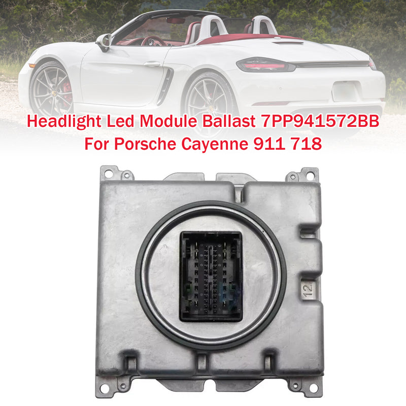 Porsche Cayenne 911 718 Headlight Led Module Ballast 7PP941572BB