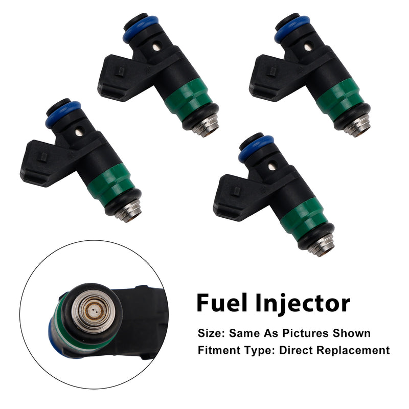 Dacia Renault Clio II 1.4 16V 1.6 16V H82132254 4PCS Fuel Injector