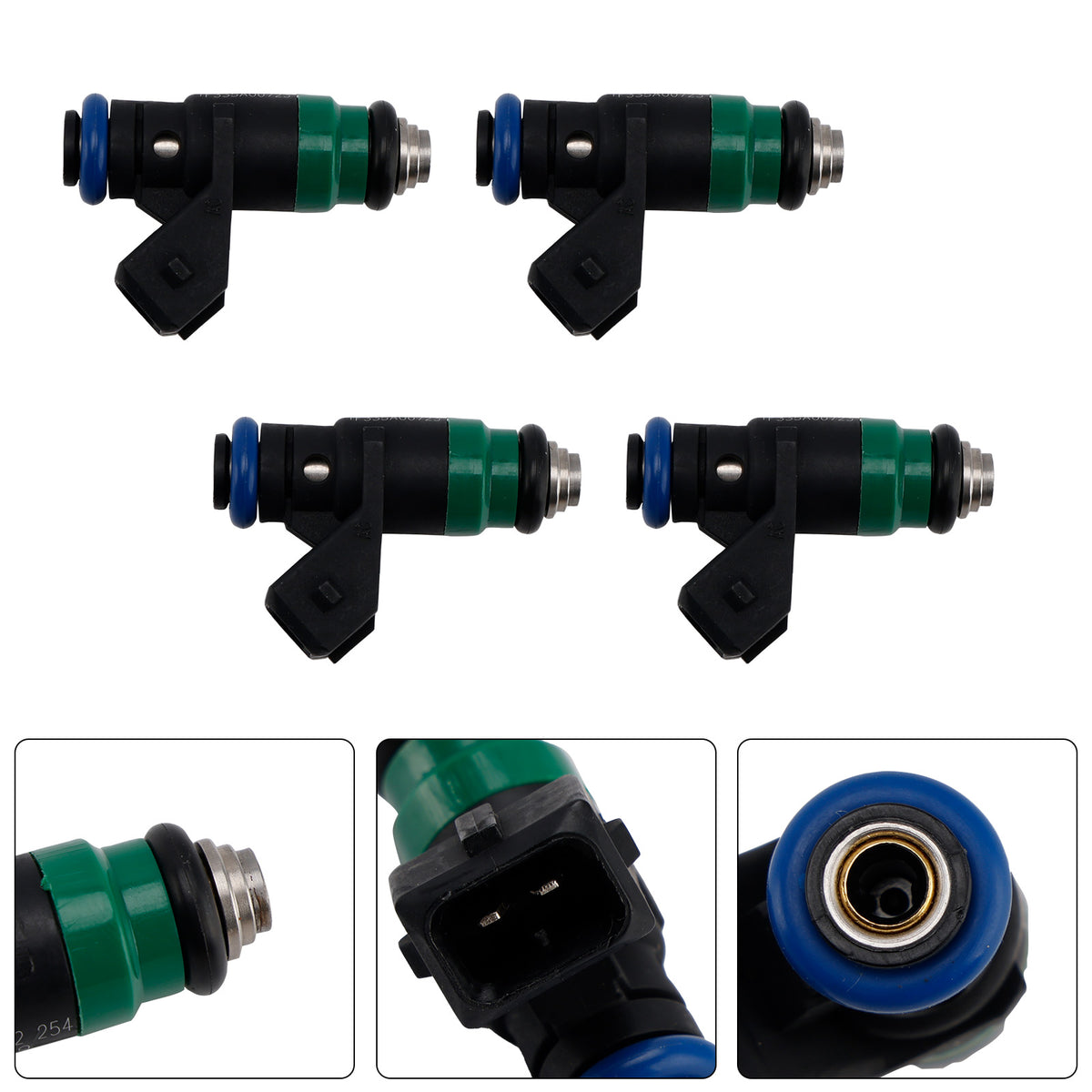 Dacia Renault Clio II 1.4 16V 1.6 16V H82132254 4PCS Fuel Injector