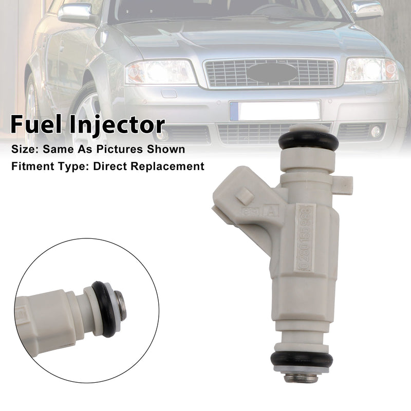 Audi S6 S8 4.2L V8 2001-2003 0280155988 077133551Q 1PCS Fuel Injector
