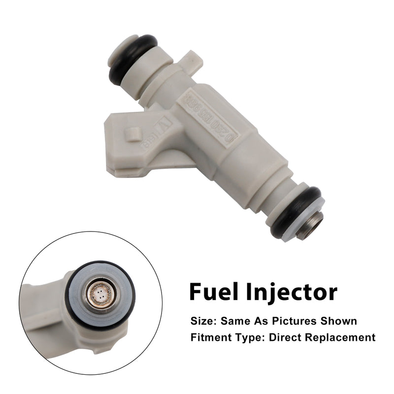Audi S6 S8 4.2L V8 2001-2003 0280155988 077133551Q 1PCS Fuel Injector