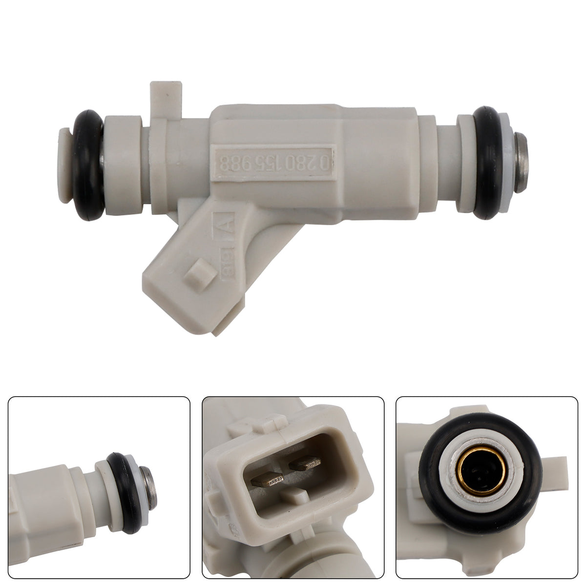 Audi S6 S8 4.2L V8 2001-2003 0280155988 077133551Q 1PCS Fuel Injector