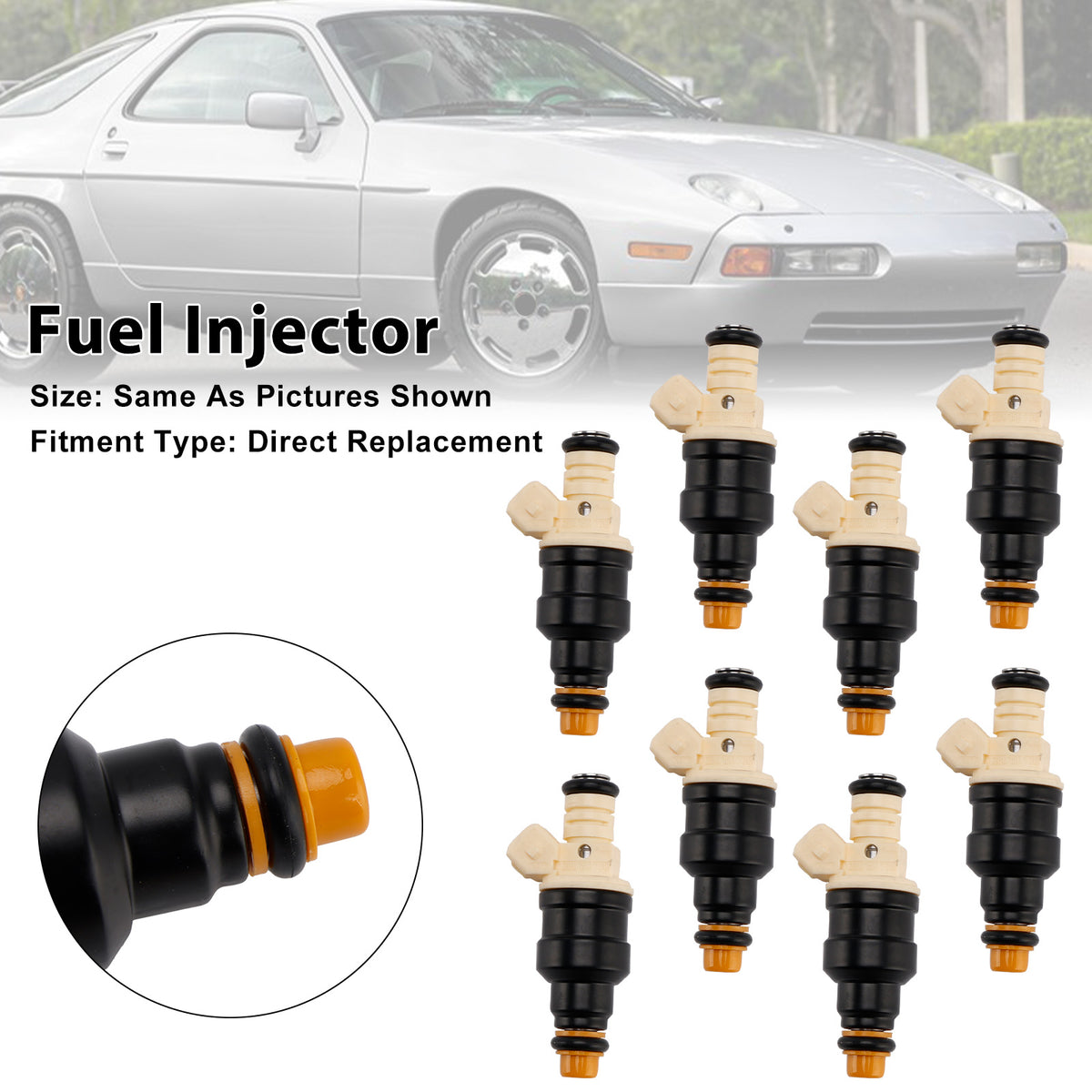 Porsche 928 5.0L 5.4L V8 1987-1995 0280150730 92860611902 8PCS Fuel Injector