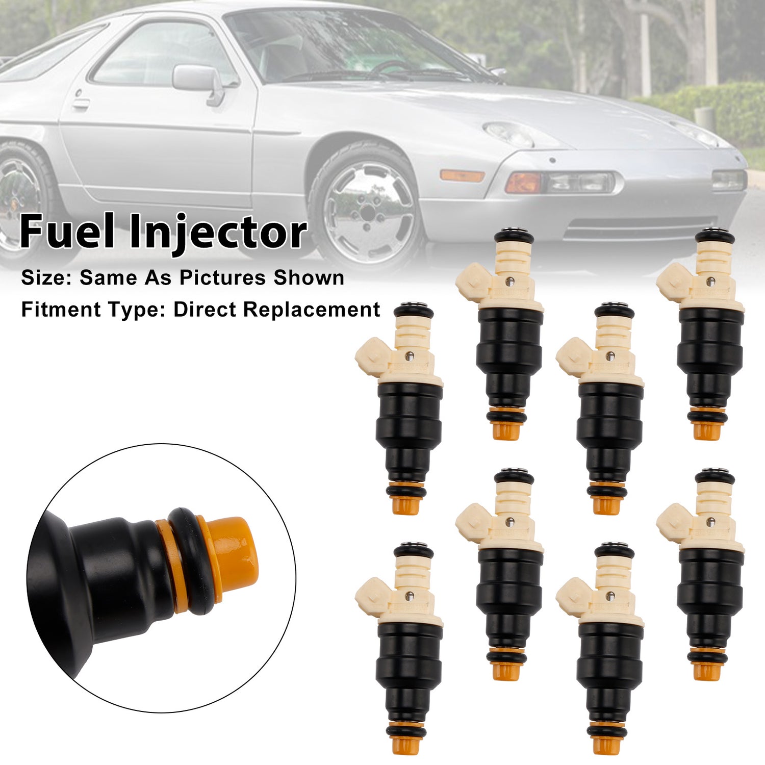 Porsche 928 5.0L 5.4L V8 1987-1995 0280150730 92860611902 8PCS Fuel Injector