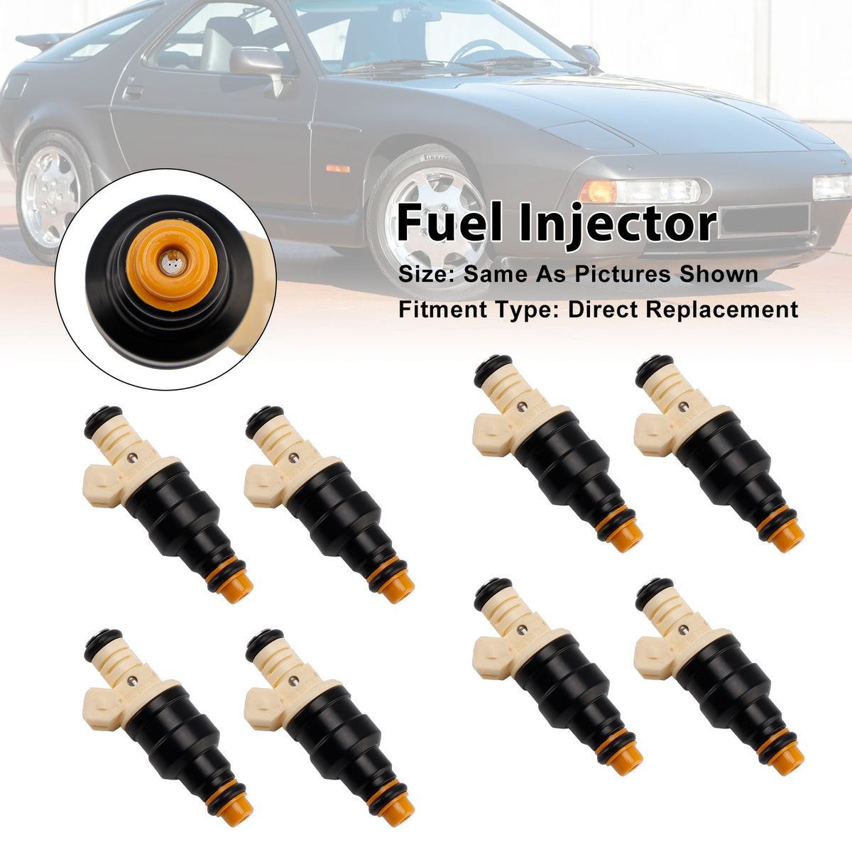 Porsche 928 5.0L 5.4L V8 1987-1995 0280150730 92860611902 8PCS Fuel Injector
