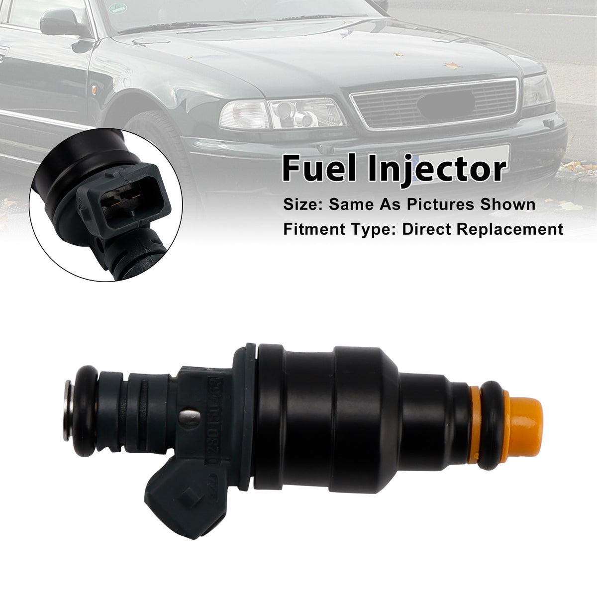Audi A8 V8 S6 S4 Quattro 3.6L 3.7L 4.2L 0280150463 1PCS Fuel Injector