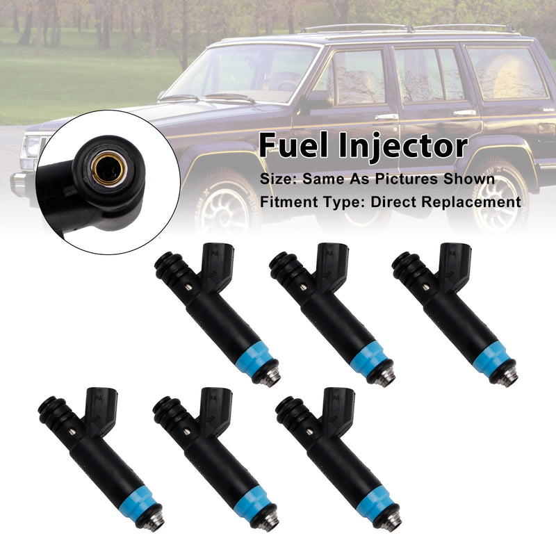Jeep 4.0L I6 1999-2004 Dodge RAM 04854181 0280155784 6PCS Fuel Injector