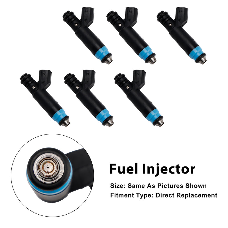 Jeep 4.0L I6 1999-2004 Dodge RAM 04854181 0280155784 6PCS Fuel Injector