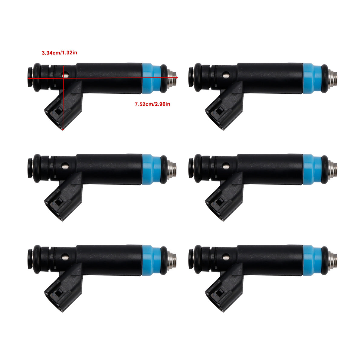 Jeep 4.0L I6 1999-2004 Dodge RAM 04854181 0280155784 6PCS Fuel Injector
