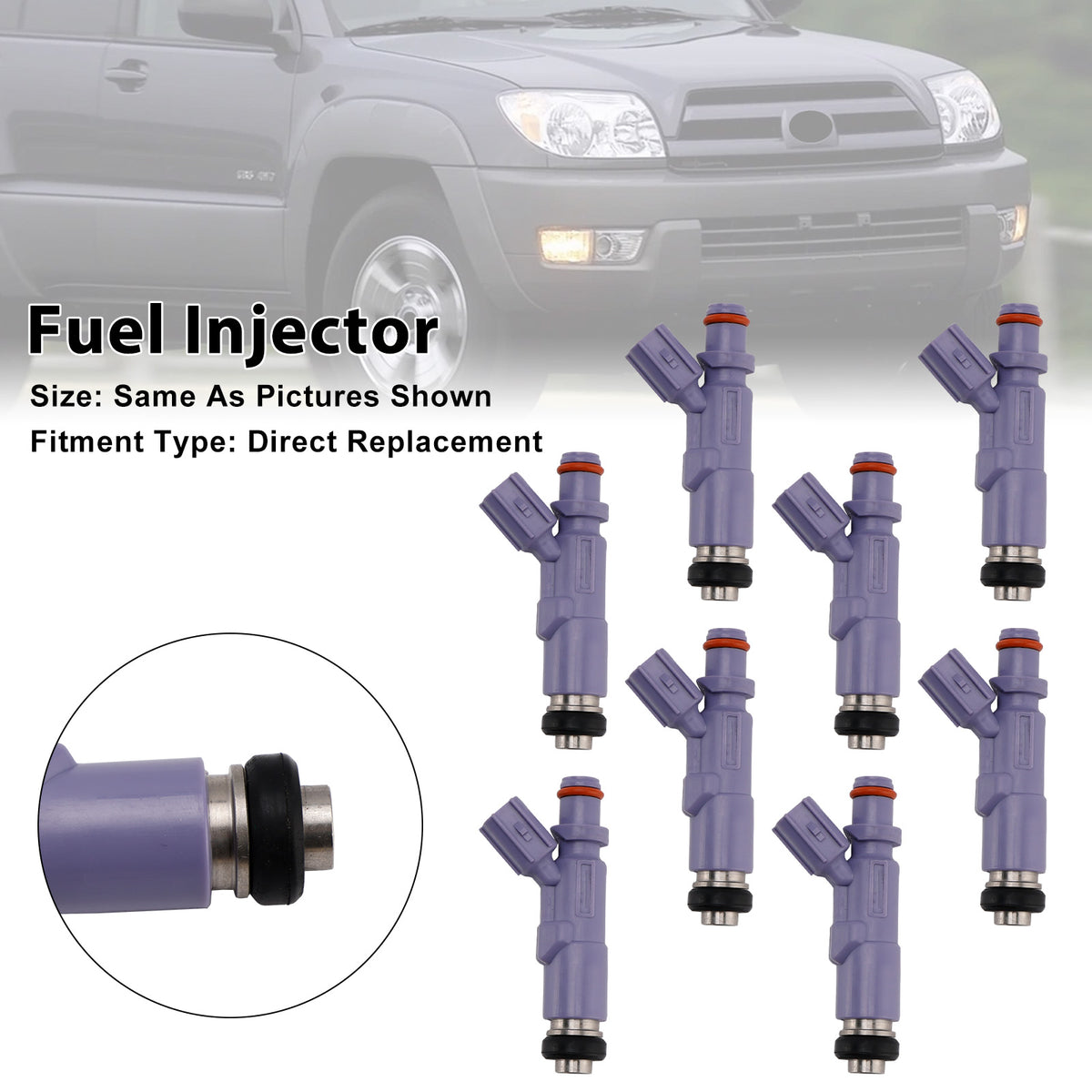 Toyota Tundra 4.7L 5.7L 2005-2009 LEXUS IS200 23250-70120 8PCS Fuel Injector