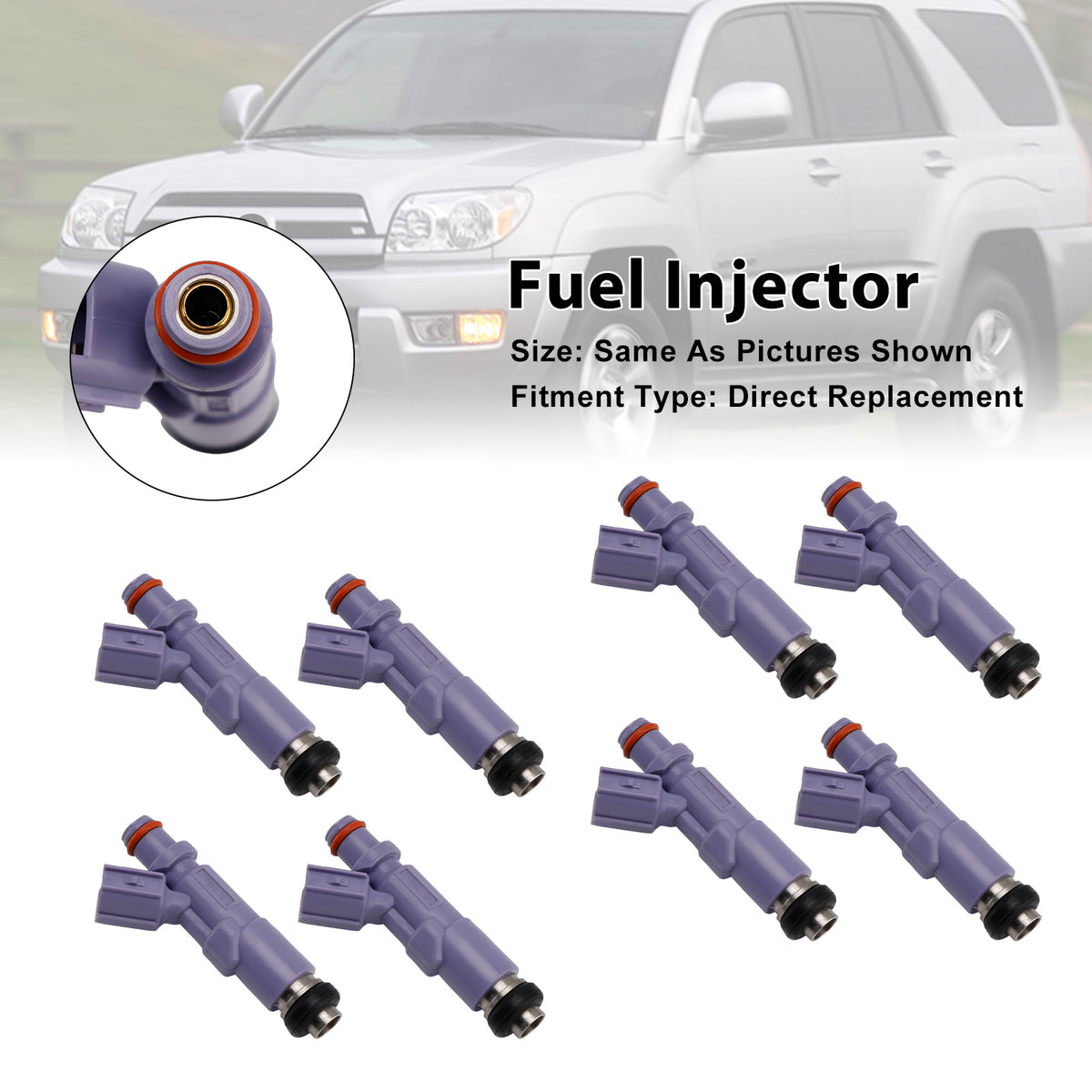 Toyota Tundra 4.7L 5.7L 2005-2009 LEXUS IS200 23250-70120 8PCS Fuel Injector