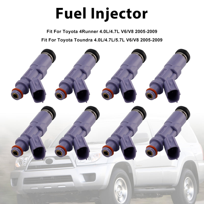 Toyota Tundra 4.7L 5.7L 2005-2009 LEXUS IS200 23250-70120 8PCS Fuel Injector