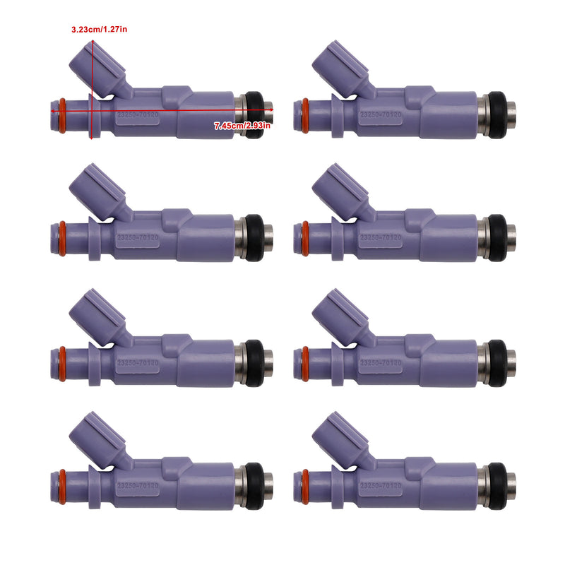 Toyota Tundra 4.7L 5.7L 2005-2009 LEXUS IS200 23250-70120 8PCS Fuel Injector