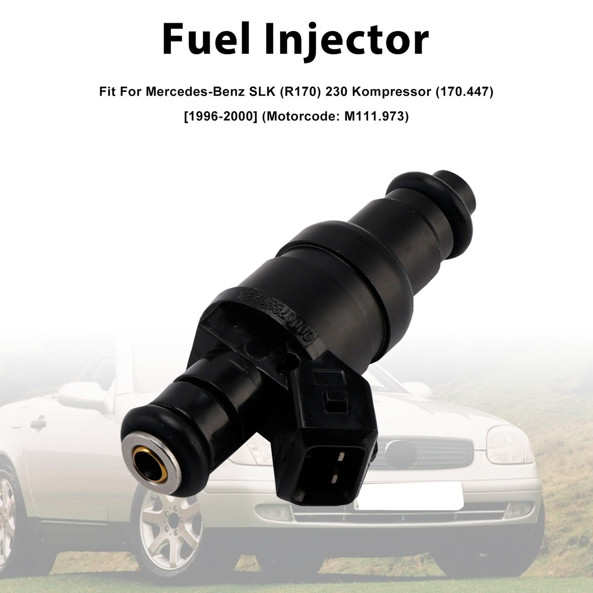 Mercedes-Benz SLK (R170) 230 Kompressor 1996-2000 0000788123 1PCS Fuel Injector