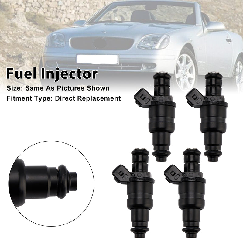 Mercedes-Benz SLK (R170) 230 Kompressor 1996-2000 0000788123 4PCS Fuel Injector