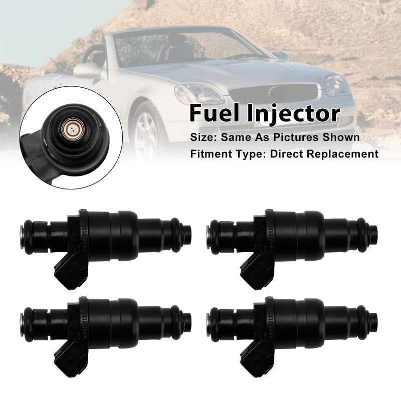 Mercedes-Benz SLK (R170) 230 Kompressor 1996-2000 0000788123 4PCS Fuel Injector