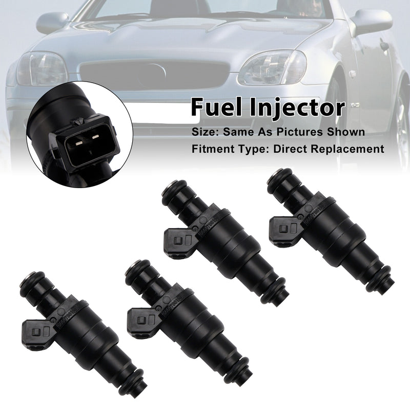 Mercedes-Benz SLK (R170) 230 Kompressor 1996-2000 0000788123 4PCS Fuel Injector