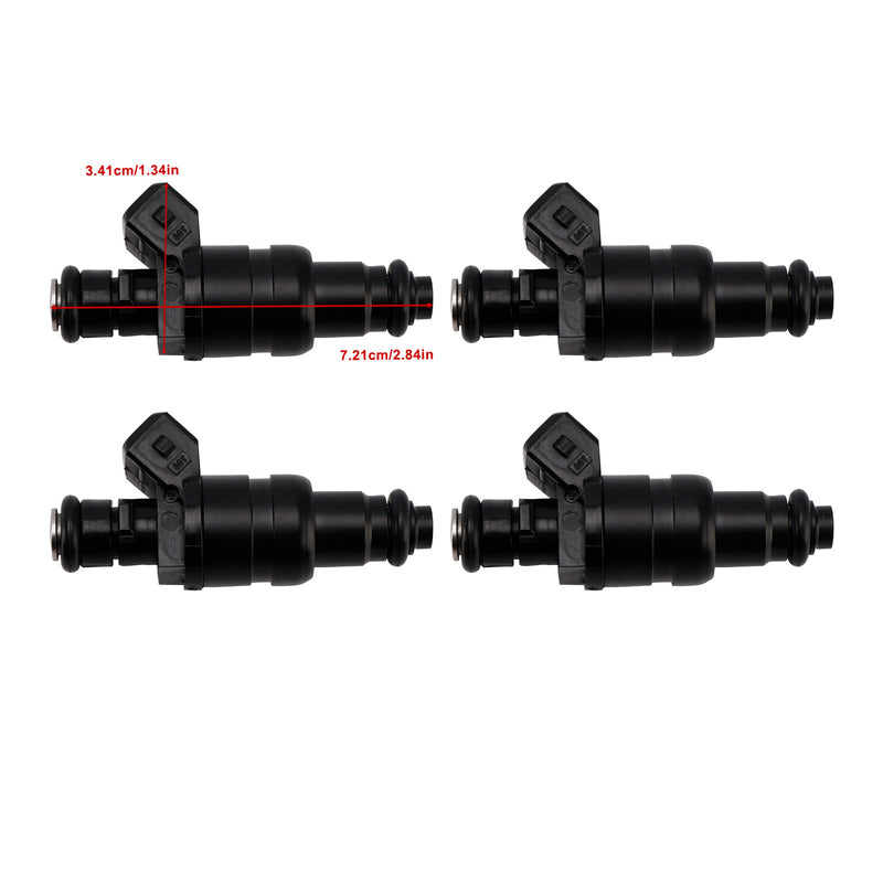 Mercedes-Benz SLK (R170) 230 Kompressor 1996-2000 0000788123 4PCS Fuel Injector