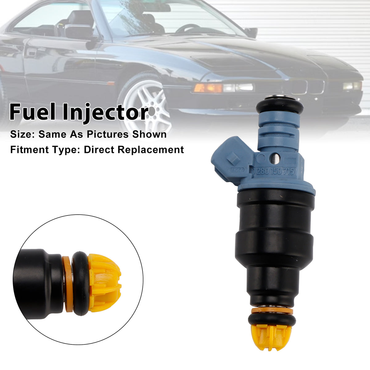 BMW 3 Series E30 E36 2.5L 1.8L 1987-1997 Ford 0280150715 1PCS Fuel Injector