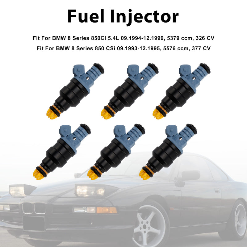 BMW 3 Series E30 E36 2.5L 1.8L 1987-1997 Ford 0280150715 6PCS Fuel Injector
