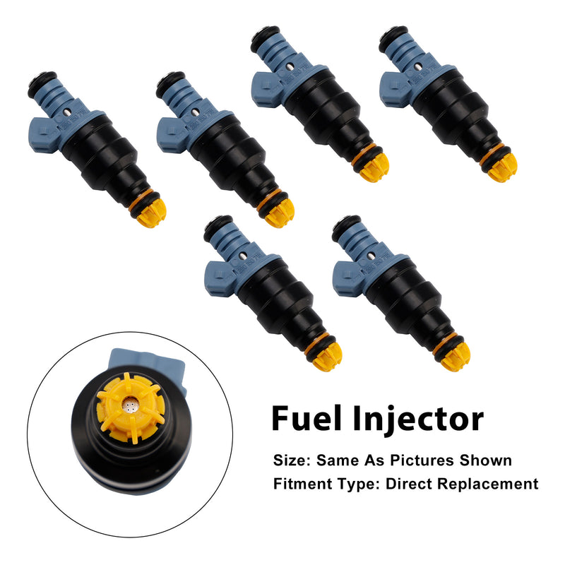 BMW 3 Series E30 E36 2.5L 1.8L 1987-1997 Ford 0280150715 6PCS Fuel Injector