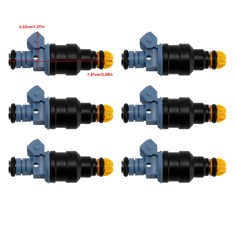 BMW 3 Series E30 E36 2.5L 1.8L 1987-1997 Ford 0280150715 6PCS Fuel Injector