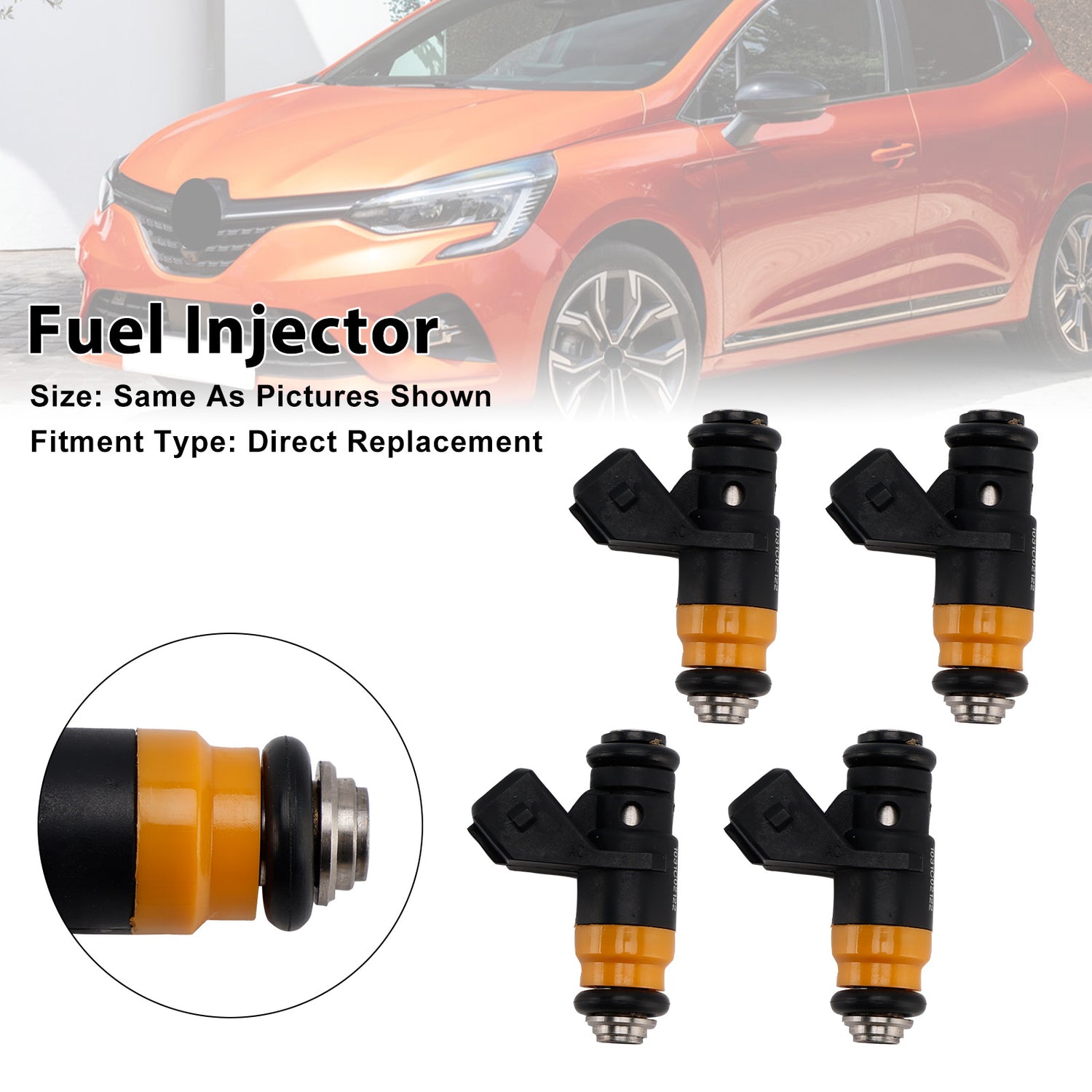 Renault Clio 2 Megane 2 Scenic 2 1.4/1.6 16V H029611 4PCS Fuel Injector