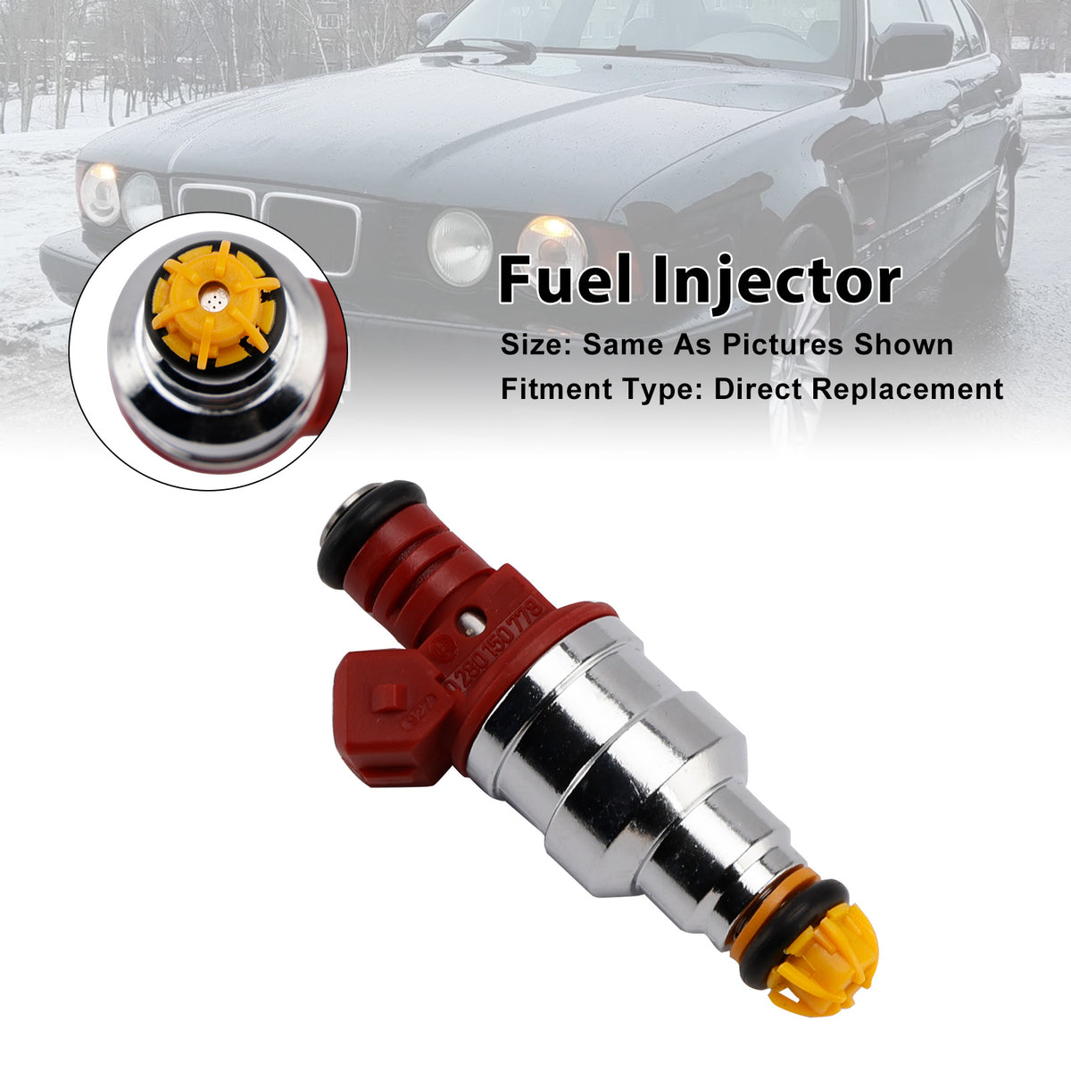 BMW 540i 740i 3.0L 4.0L 4.4L V8 1993-1998 0280150778 1PCS Fuel Injector