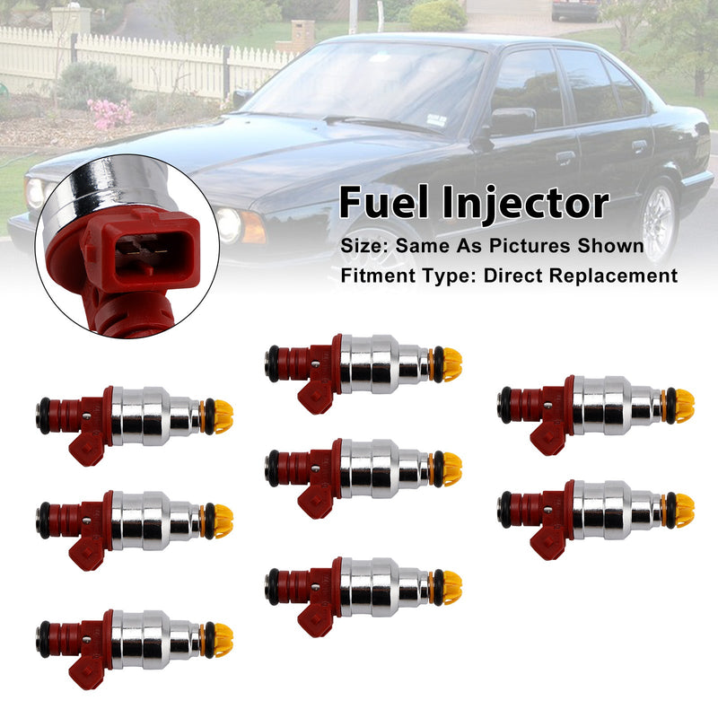 8PCS 0280150778 Fuel Injector For BMW 540i 740i 3.0L 4.0L 4.4L V8 1993-1998 1466396 13641466396