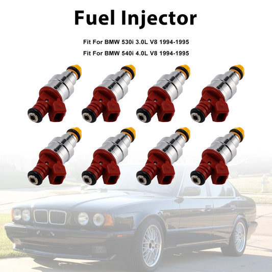 8PCS 0280150778 Fuel Injector For BMW 540i 740i 3.0L 4.0L 4.4L V8 1993-1998 1466396 13641466396
