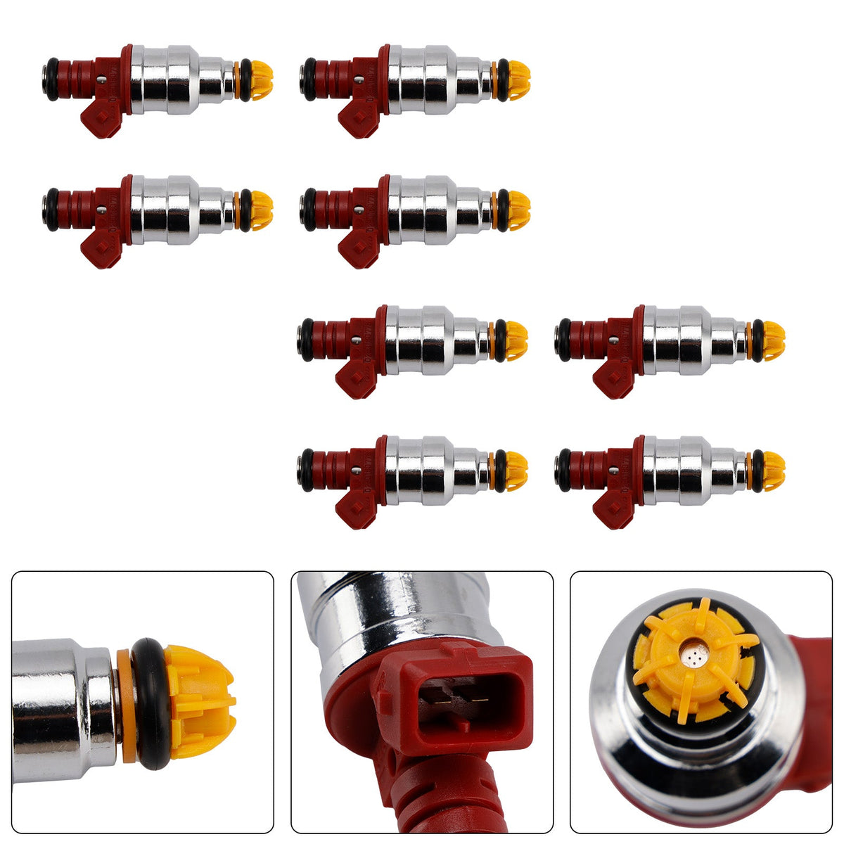 8PCS 0280150778 Fuel Injector For BMW 540i 740i 3.0L 4.0L 4.4L V8 1993-1998 1466396 13641466396