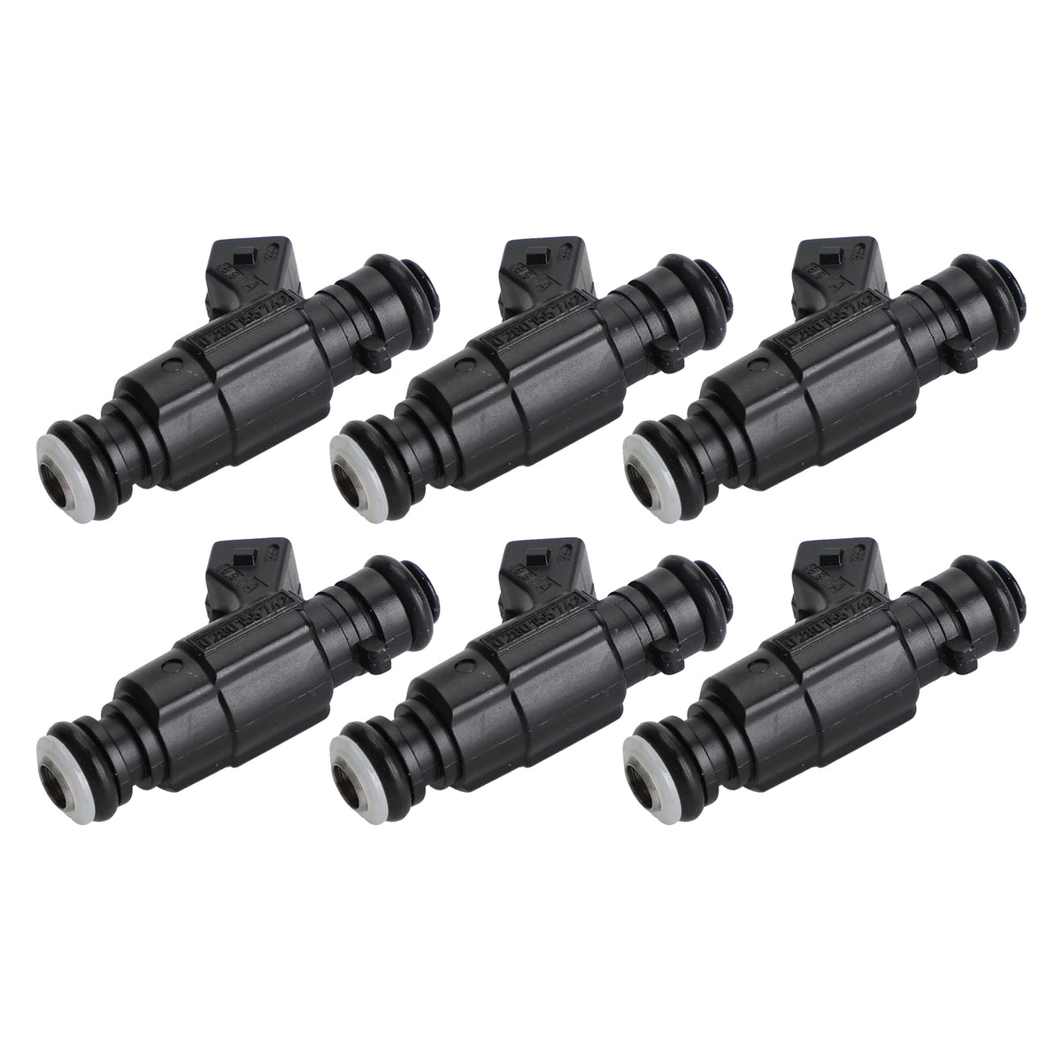 Mercedes E320 ML320 C280 CLK320 2.8 3.2 V6 0280155742 6PCS Fuel Injector