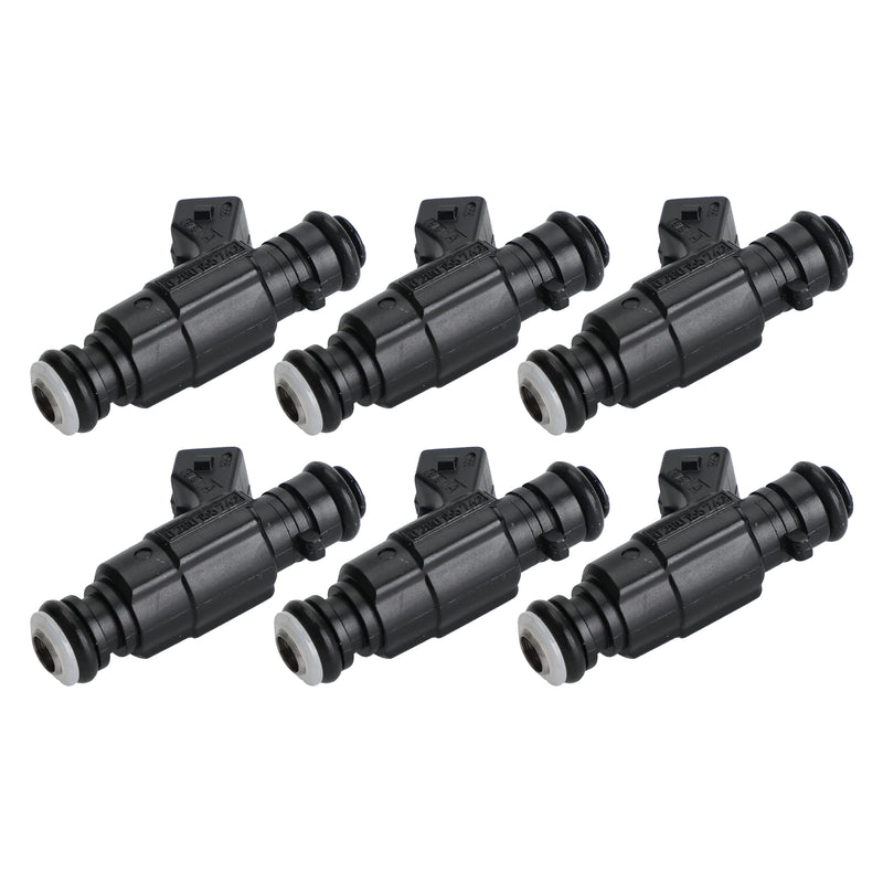 Mercedes E320 ML320 C280 CLK320 2.8 3.2 V6 0280155742 6PCS Fuel Injector