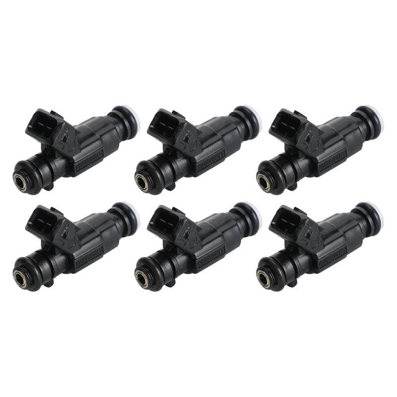 Mercedes E320 ML320 C280 CLK320 2.8 3.2 V6 0280155742 6PCS Fuel Injector