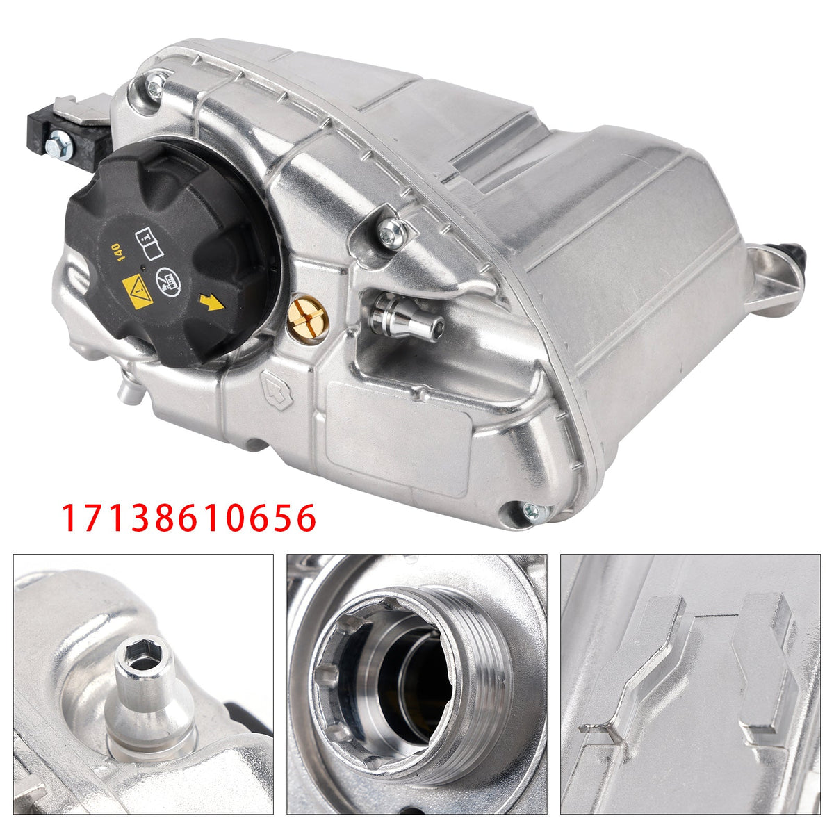 BMW 530e 530i 740i G15 17138610656 Aluminum Coolant Reservoir Expansion Tank 17139884859